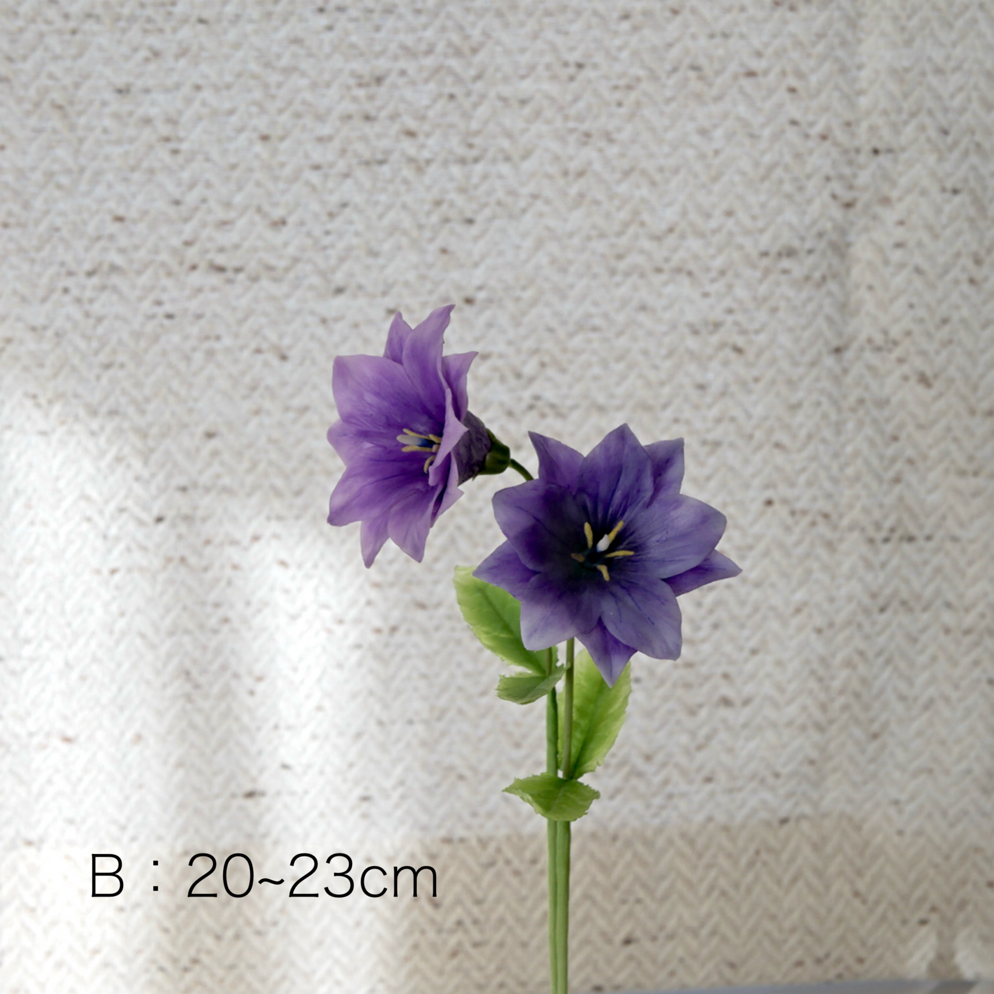 枯れない 八重桔梗 クレイフラワー NO.K10-2VAB