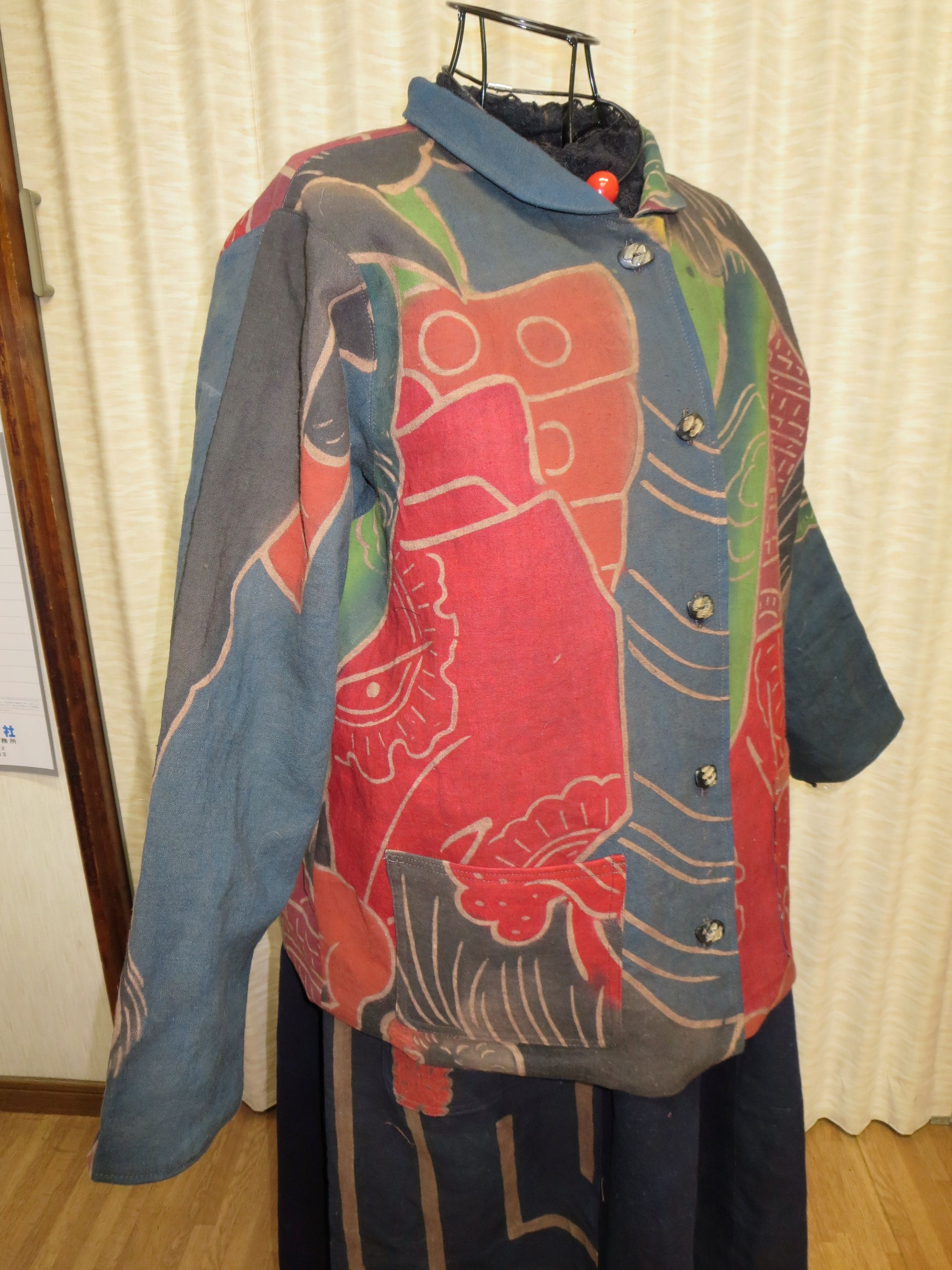 幟旗裏付きジャケット