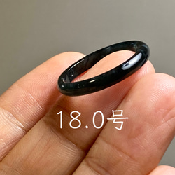 L182 氷糯種 青緑 14.5号 天然 グアテマラ産 A貨 本翡翠 くりぬき