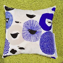 新作∞ミナペルホネンの風呂敷リメイク∞クッションカバー∞うさぎ