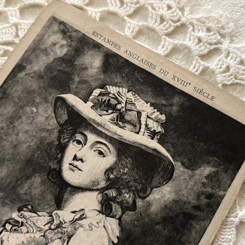 フランスアンティーク 1800年代 ポートレート 肖像画 オイルペイン