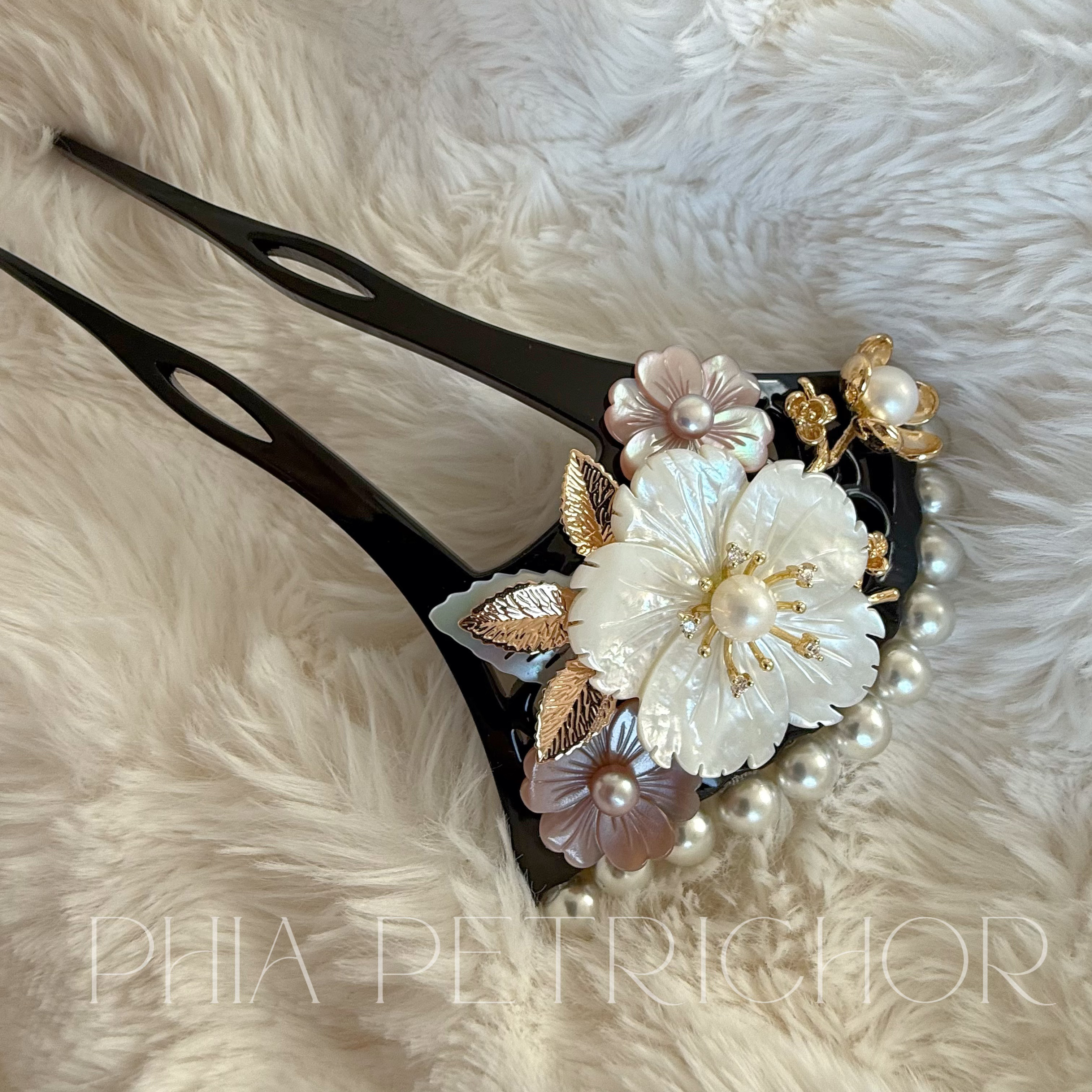 簪 和 K24GP 桜 かんざし バチ型 パール 簪 着物 髪飾り 留袖 着物 成人式 結婚式 卒業式 4,648円