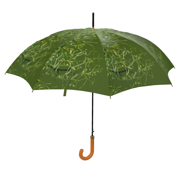 英国製　雨に濡れない大きめサイズ　シティーオート　抹茶ヤドリギ の雨傘　ユニセックス　梅雨対策