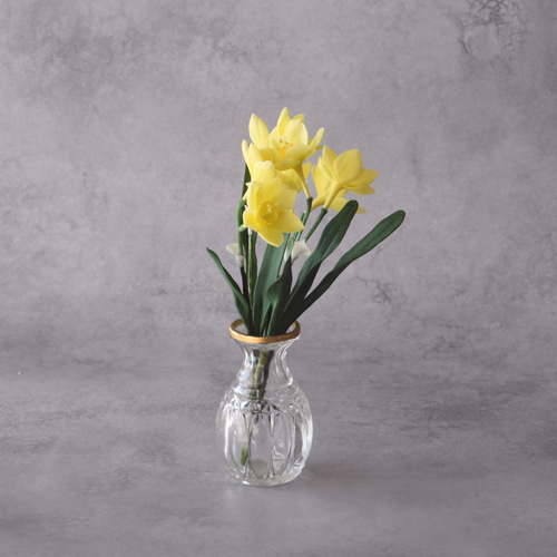 粘土のお花】 水仙（スイセン）S1370 アートフラワー Old-Fantasy 通販