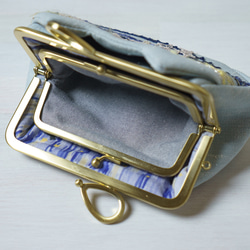 アズネコ・親子がま口財布・夜空 2枚目の画像