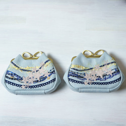 アズネコ・親子がま口財布・夜空 9枚目の画像