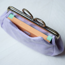 アズネコ・親子がま口財布・夜空 15枚目の画像