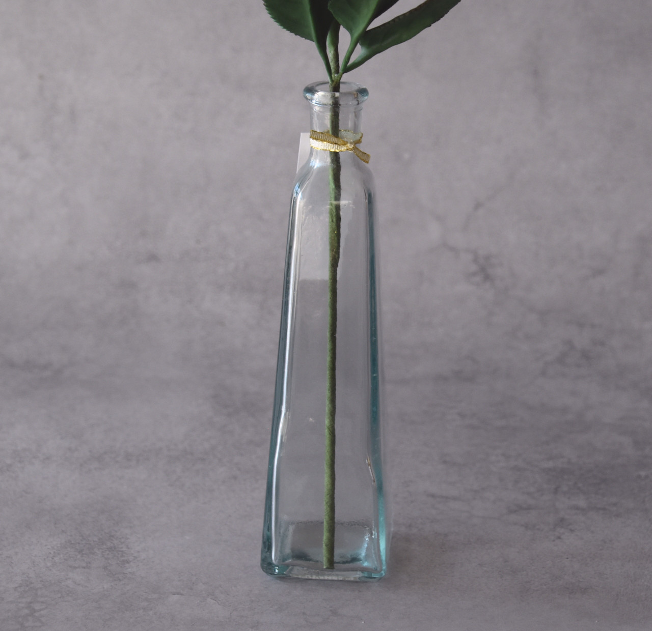 ◆粘土のお花◆　薔薇　一輪　オレンジ・・・B1377