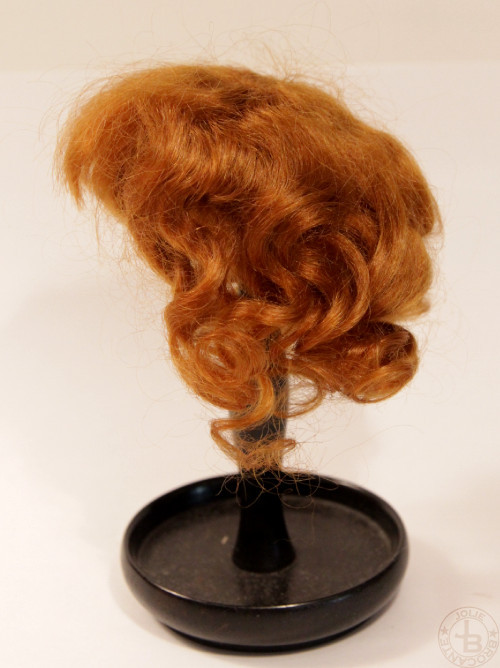 ドールウィッグ モヘア ライトブラウン　頭囲14cm