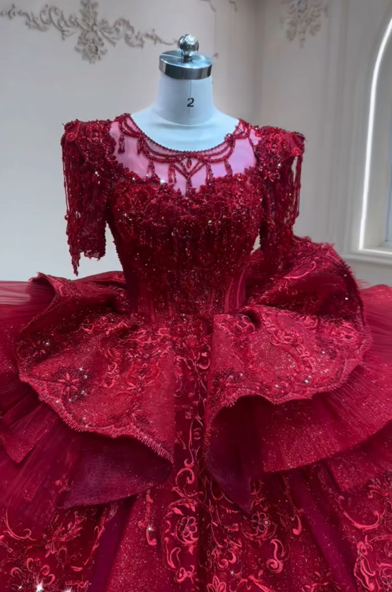 激安　背中空き　半袖　編み上げ　サイズオーダー可能　かわいいカラードレス　パーティードレス　衣装ステージフォトウェディン