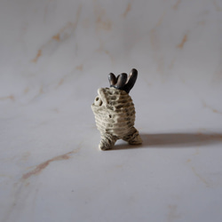 ミニ白樹土鬼香立て3　塊根植物　多肉植物　盆栽　植木鉢　作家鉢　ミニチュア　沖縄 3枚目の画像