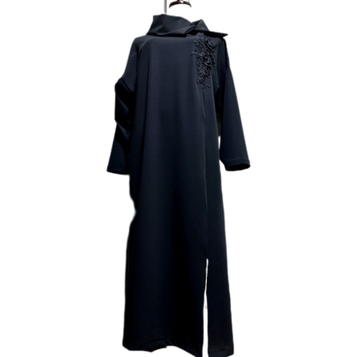 振袖 着物リメイク ドレス 和柄 ワンピース シンプルスッキリ袖 変わり