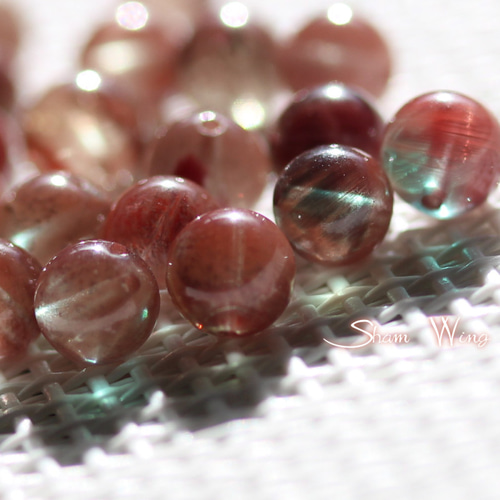 カラーチェンジアンデシン ラウンド約5.8mm前後☆5粒 希少✿天然石