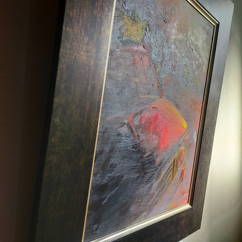 油絵F6号 夕光 絵画 黄土6号 通販 20306620｜Creema(クリーマ)