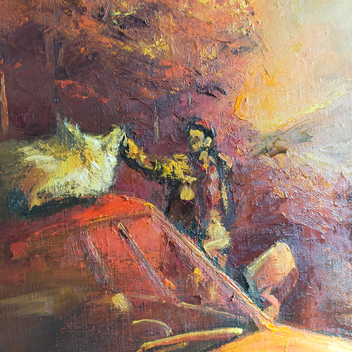 油絵(4号) 風景画 油彩 油彩画 風景画 油彩画 絵画油絵 アート 絵画 Zx Paintings for