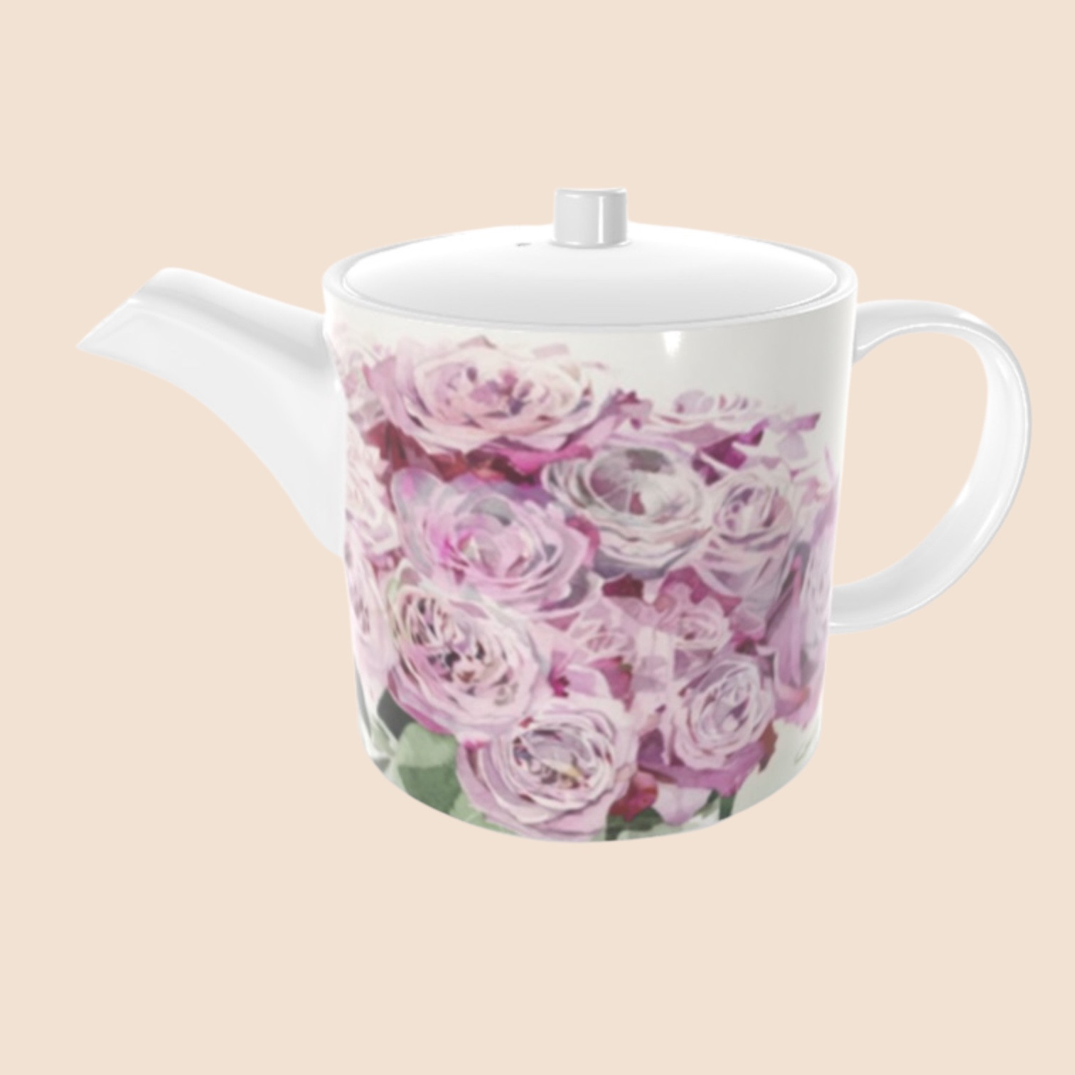 結婚祝い　名入れ ボーン チャイナ ティーポット　Infused Pink 22,680円