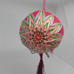 手まりN66 バラ 直径11.5cm[てまり 手毬 手鞠] その他インテリア雑貨