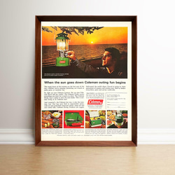 エッソ タイガー 1960年代 アメリカ 雑誌 ビンテージ 広告 額付