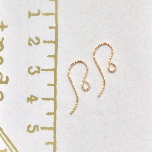 14kgf あこや真珠のミニピアス ピアス（フック・チェーン） きなたろう