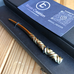 BRASS Soil Stick/ソイルスティックS soil stick Ssize 4 ソイルスティック 根かき棒 多肉植物 brass