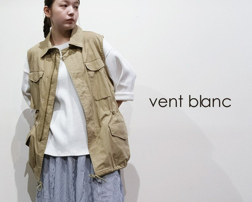 2026SS 春夏】ミリタリーベスト VBJ261453 vent blanc ヴァンブラン