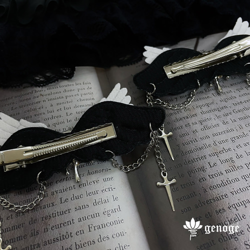 ゴシックヘアクリップ】ヘアアクセサリー｜地雷系×病みかわいい