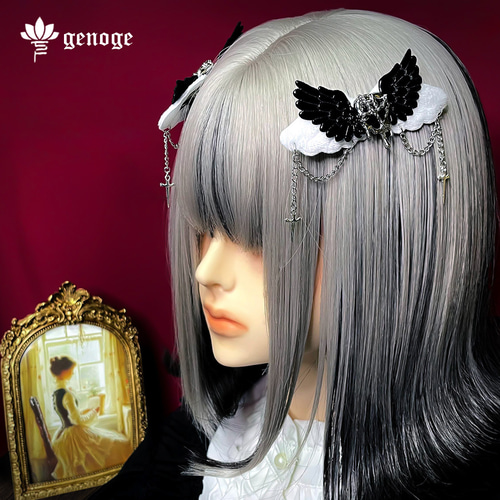 ゴシックヘアクリップ】ヘアアクセサリー｜地雷系×病みかわいい