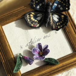 ビオラピアス❁¨̮ ビオラ ピアス（スタッド・一粒） の人気通販｜Creema(クリーマ) 国内