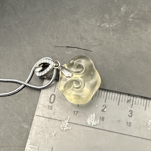 2026.1.11.黄水晶玉如意　新潟産高純シトリン 2026.1.11.黄水晶玉如意 新潟産高純シトリン ネックレス・ペンダント