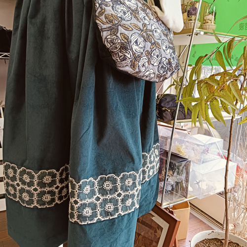 ミナペルホネン ハンドメイド　スカート bonheur ミナペルホネン ハンドメイド スカート bonheur ミナペルホネン