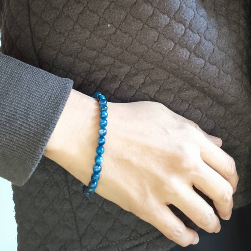 送料無料】カイヤナイト ブレスレット 5.5ミリ ブレスレット Gemstone