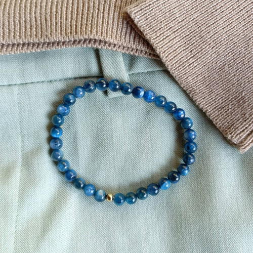 送料無料】カイヤナイト ブレスレット 5.5ミリ ブレスレット Gemstone