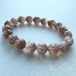 ホワイトセリサイトインクォーツ スノーガーデン 11mm 天然石