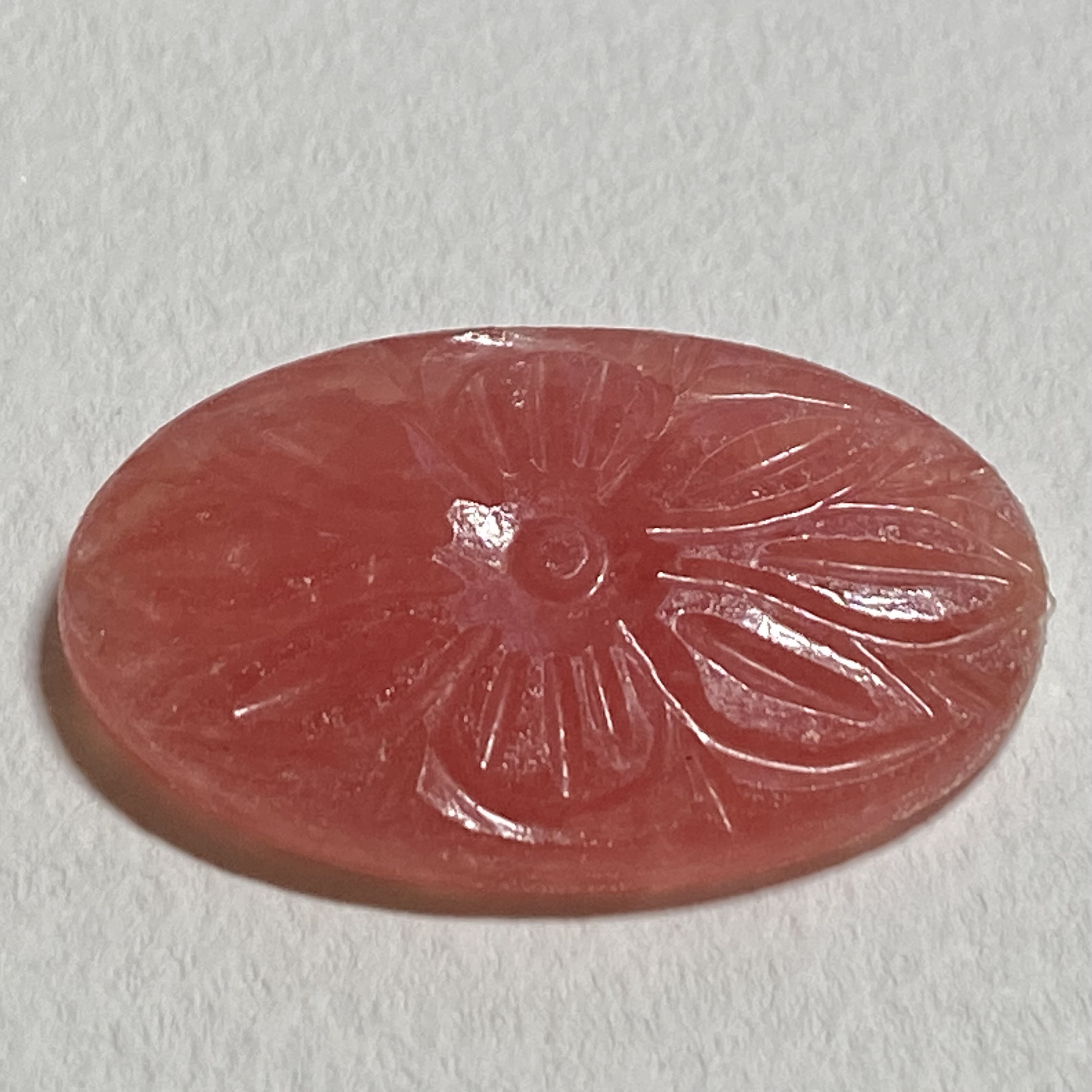 CA129 インカローズ　カボション　ロードクロサイト