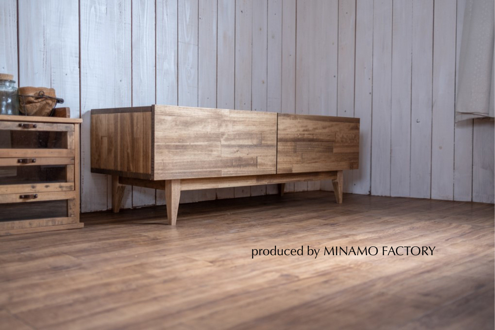 テレビボード　120cm　引き出し☆　奥行き35cm