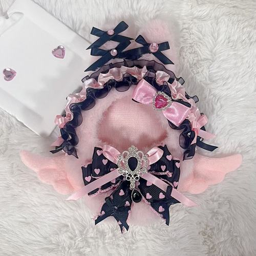 推し活 ふわふわぬい服 ぬい用 10cm用 ピンク ① その他雑貨 ヤヤ