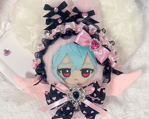 推し活 ふわふわぬい服 ぬい用 10cm用 ピンク ① その他雑貨 ヤヤ