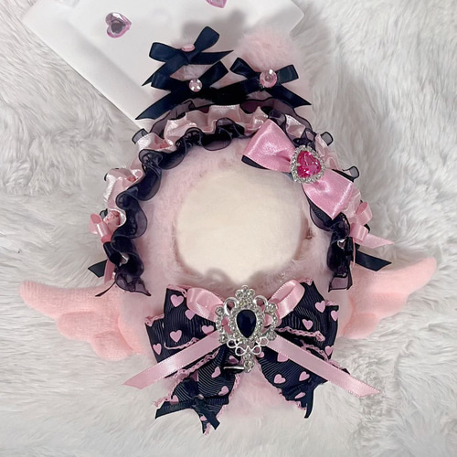 推し活 ふわふわぬい服 ぬい用 10cm用 ピンク ① その他雑貨 ヤヤ