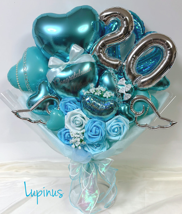 【^,,._.,,^様②】2/25バルーンブーケ 卒業式 成人式 推し活 誕生日 推し活】バルーンブーケ 2文字 卒業式 成人式 アートフラワー バルーン