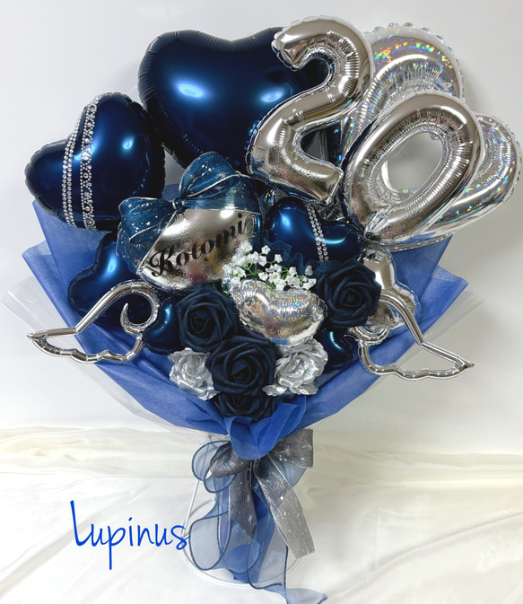 【推し活】バルーンブーケ 2文字 卒業式 成人式 1枚目の画像