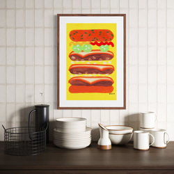 アートポスター｜The Divine Cheese Burger｜インテリア 2枚目の画像