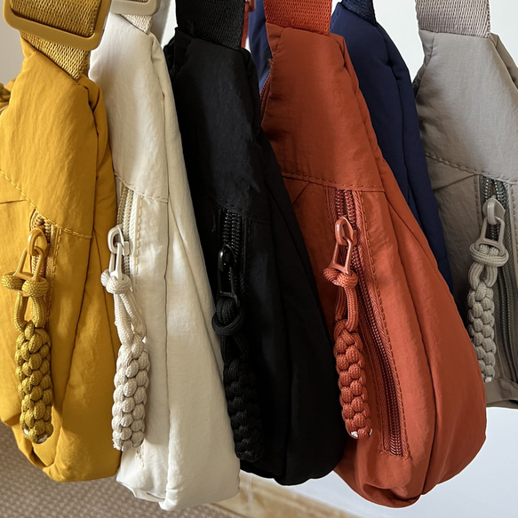 レディース ファッショナブル ナイロンバッグ 学生用 授業用 斜めがけ 大容量 ショルダーバッグ  旅行用 餃子バッグ 14枚目の画像