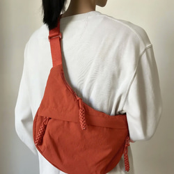 レディース ファッショナブル ナイロンバッグ 学生用 授業用 斜めがけ 大容量 ショルダーバッグ  旅行用 餃子バッグ 11枚目の画像