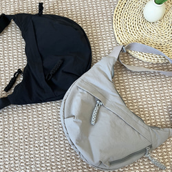 レディース ファッショナブル ナイロンバッグ 学生用 授業用 斜めがけ 大容量 ショルダーバッグ  旅行用 餃子バッグ 16枚目の画像