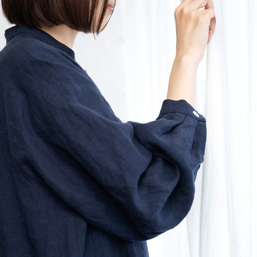 大人の日常を彩る上質リネン 2wayシャツワンピース 心地よく纏う「桐七