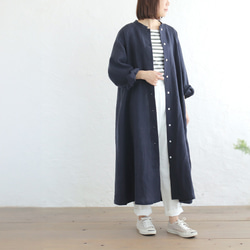 大人の日常を彩る上質リネン 2wayシャツワンピース 心地よく纏う「桐七