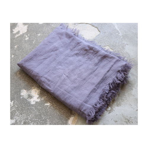 ペコムズ★2点おまとめ　ベルギーリネン　ストール　ブラック　グレージュ 高級ベルギーリネン100% 育てあげたフリンジ大判ストール ビター