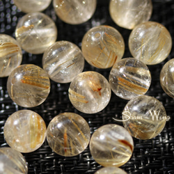 アルベゾナイト（アルベゾン閃石） ラウンド約8.7～9mm☆4粒 希少