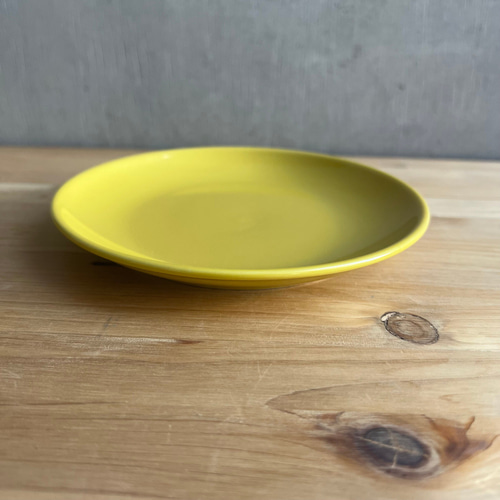 波佐見焼 Common プレート 150mm イエロー 西海陶器 取り皿 ケーキ皿