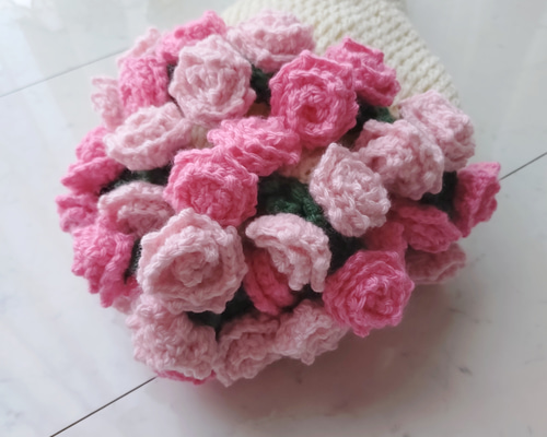 再再販】花束 ブーケ ブランケット 薔薇 バラ ピンク系 母の日 贈り物